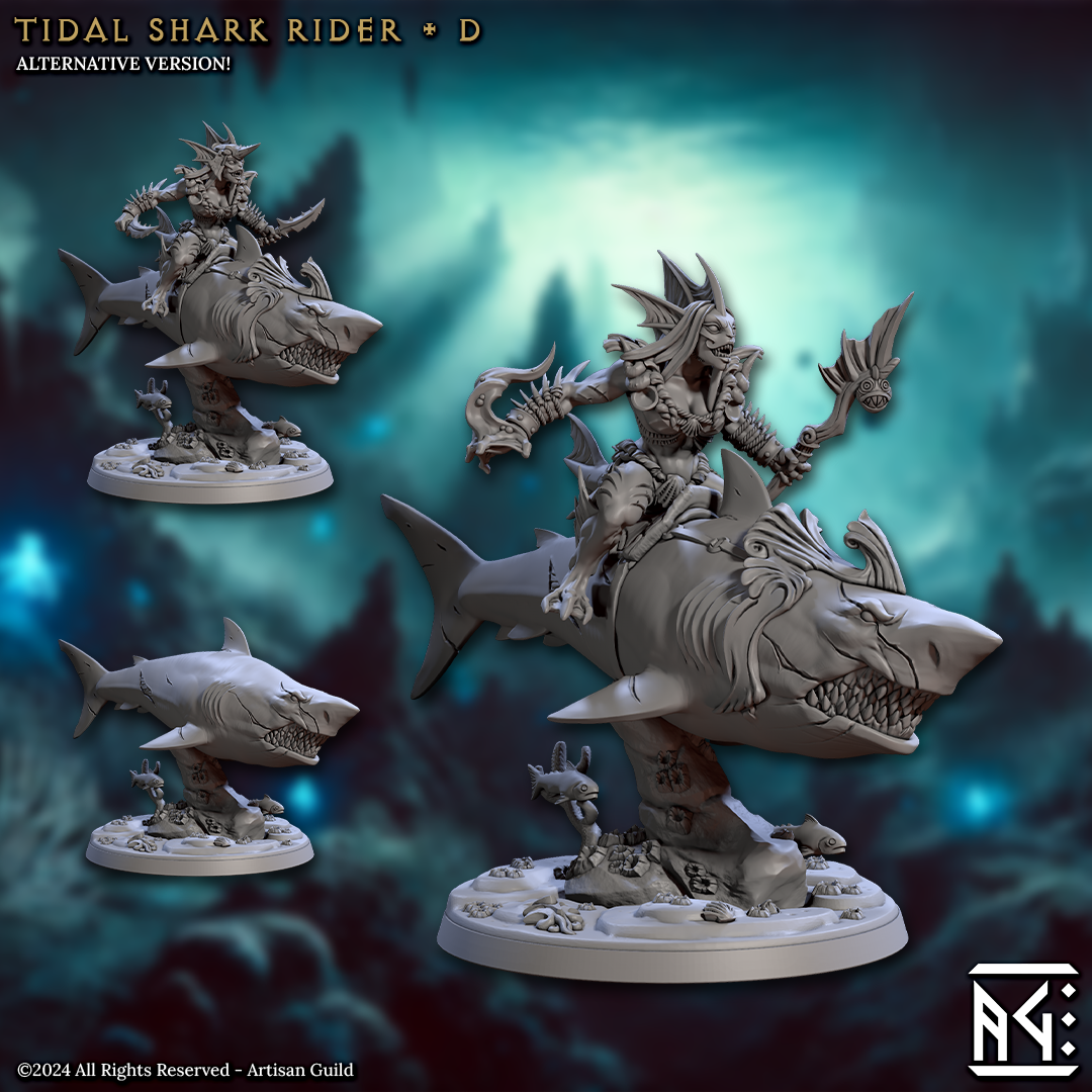Tidal Shark Rider - D (Mirmidons of the Death-Tide)